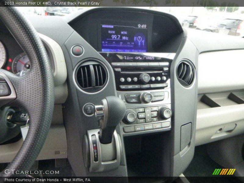 Crystal Black Pearl / Gray 2013 Honda Pilot LX 4WD