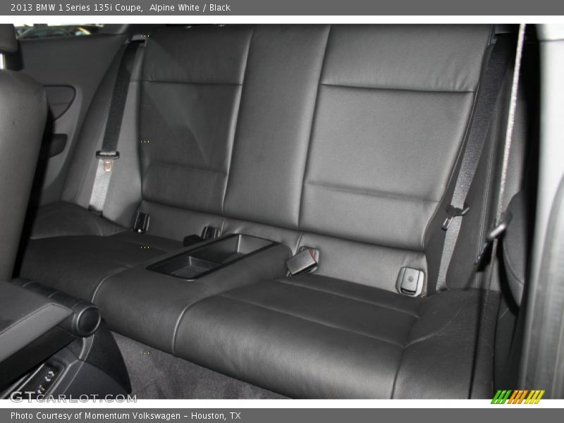 Rear Seat of 2013 1 Series 135i Coupe