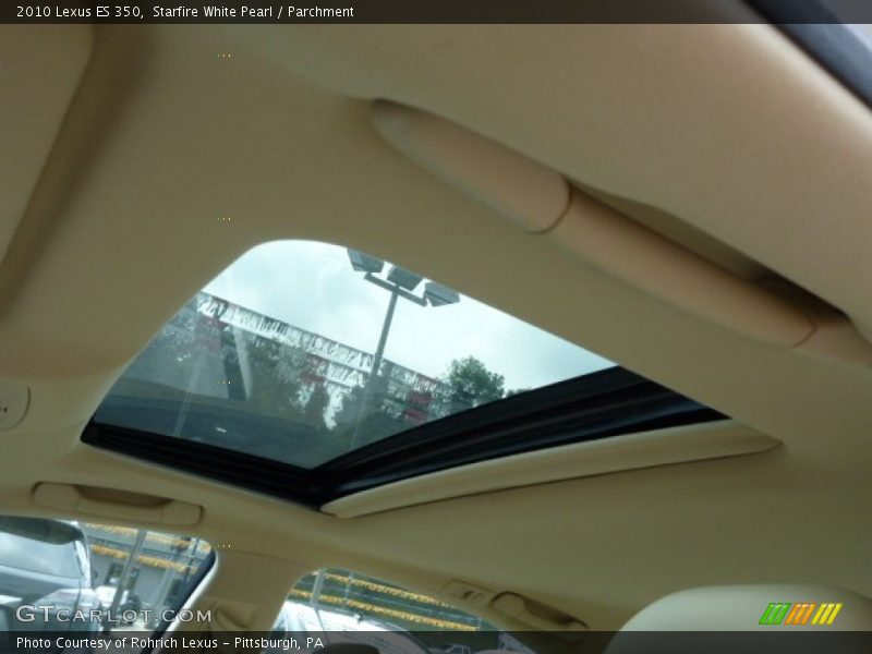 Starfire White Pearl / Parchment 2010 Lexus ES 350