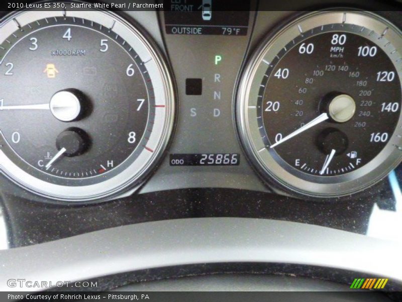 Starfire White Pearl / Parchment 2010 Lexus ES 350