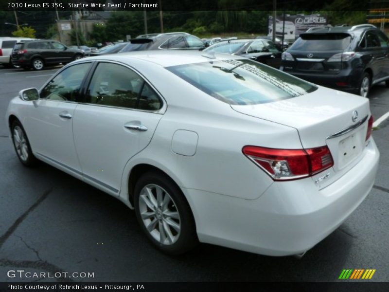 Starfire White Pearl / Parchment 2010 Lexus ES 350