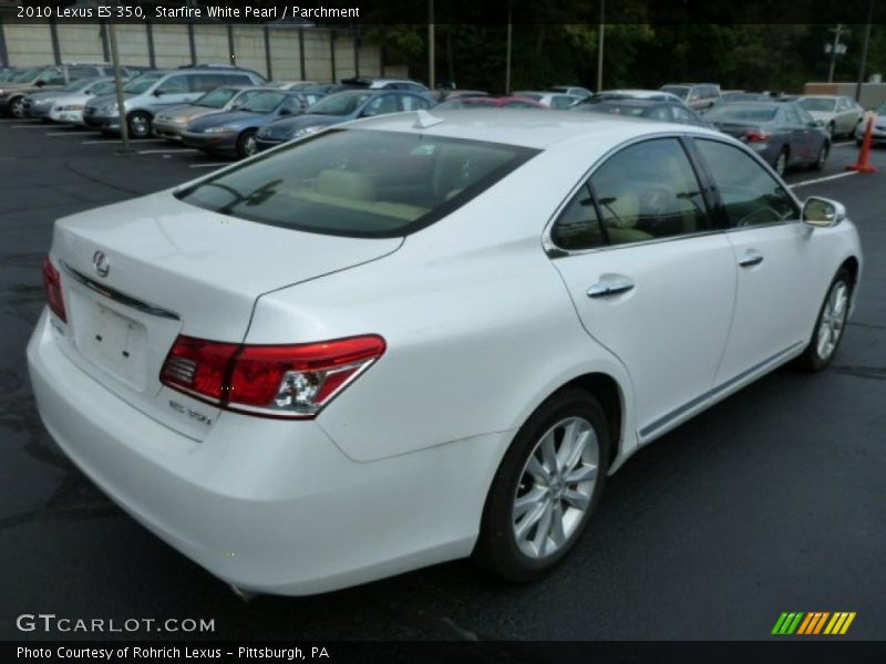 Starfire White Pearl / Parchment 2010 Lexus ES 350