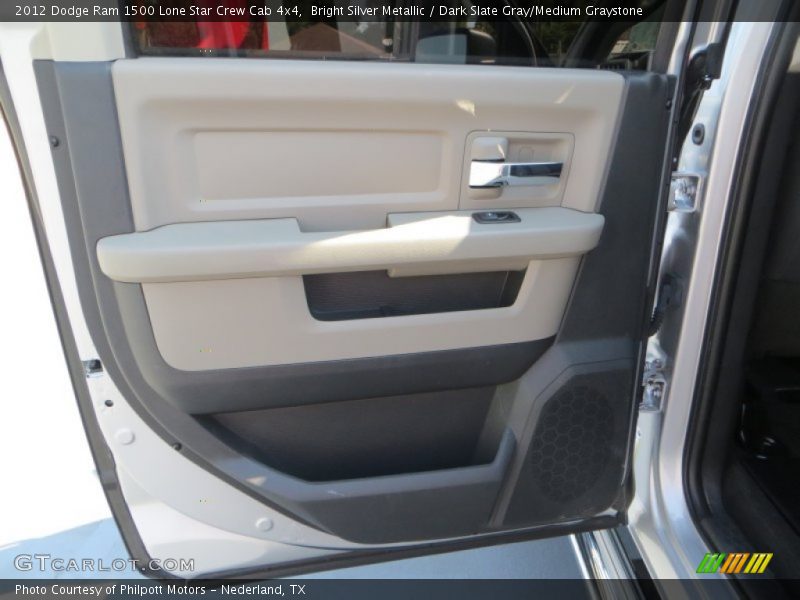 Bright Silver Metallic / Dark Slate Gray/Medium Graystone 2012 Dodge Ram 1500 Lone Star Crew Cab 4x4