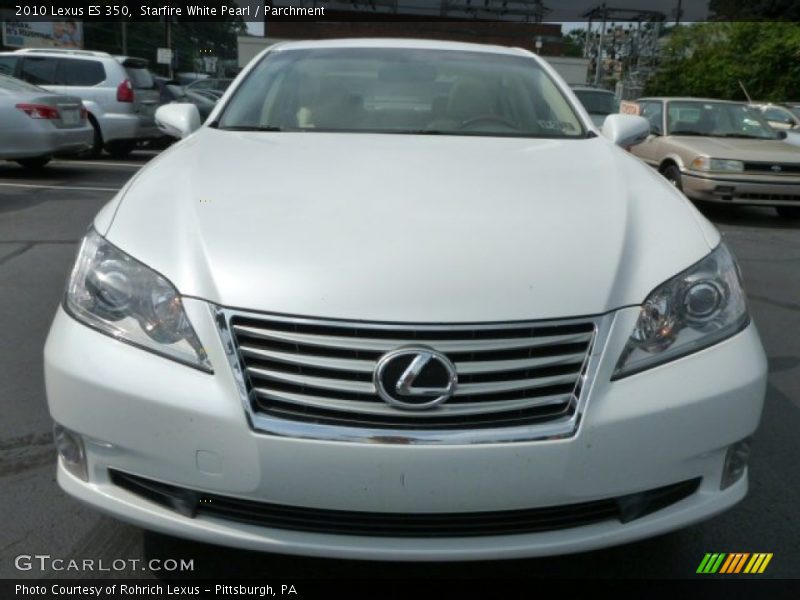 Starfire White Pearl / Parchment 2010 Lexus ES 350