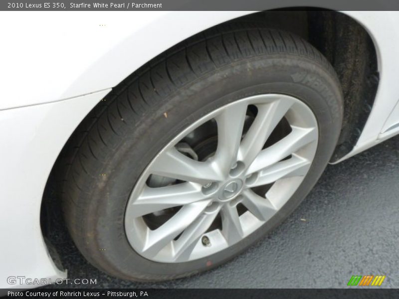 Starfire White Pearl / Parchment 2010 Lexus ES 350