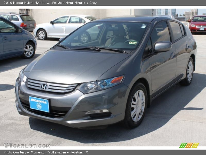 Polished Metal Metallic / Gray 2010 Honda Insight Hybrid LX