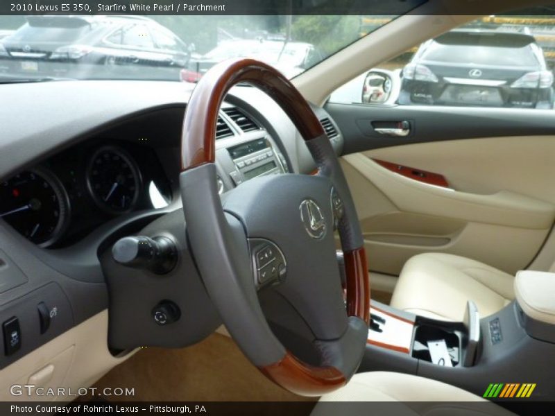 Starfire White Pearl / Parchment 2010 Lexus ES 350