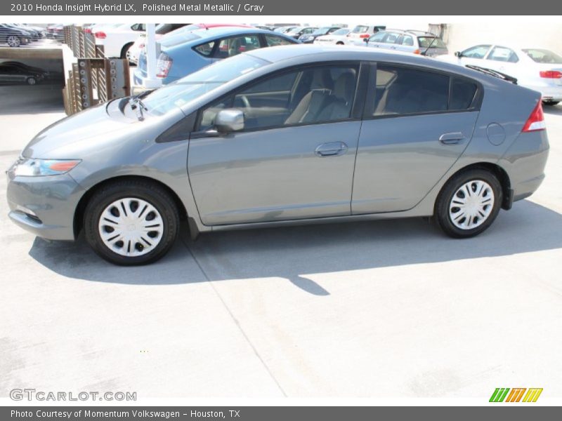 Polished Metal Metallic / Gray 2010 Honda Insight Hybrid LX