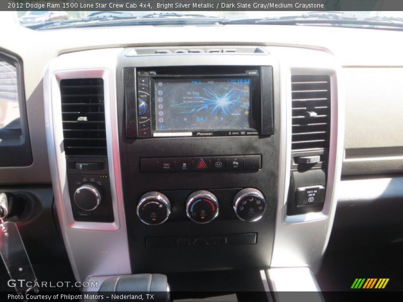 Bright Silver Metallic / Dark Slate Gray/Medium Graystone 2012 Dodge Ram 1500 Lone Star Crew Cab 4x4