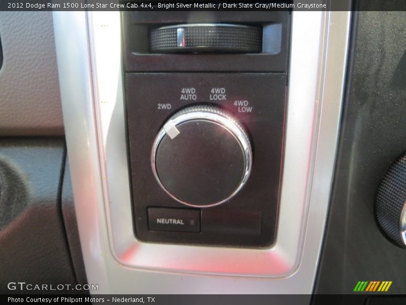Bright Silver Metallic / Dark Slate Gray/Medium Graystone 2012 Dodge Ram 1500 Lone Star Crew Cab 4x4