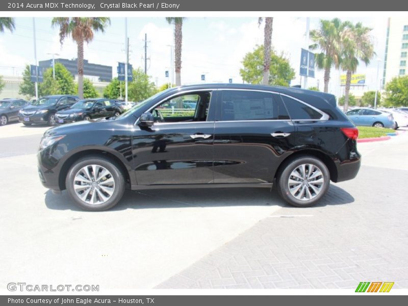 Crystal Black Pearl / Ebony 2014 Acura MDX Technology