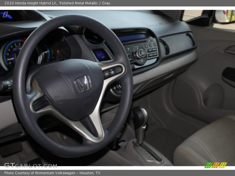 Polished Metal Metallic / Gray 2010 Honda Insight Hybrid LX