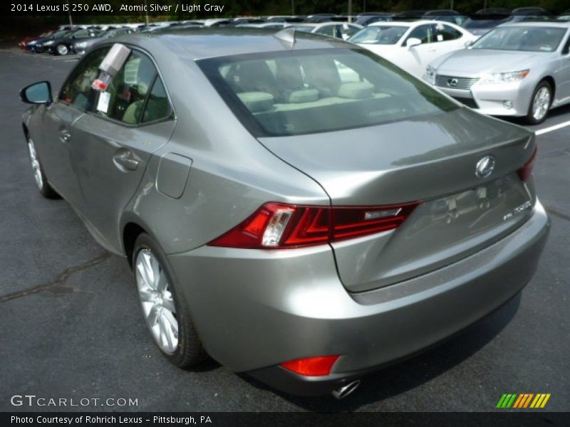 Atomic Silver / Light Gray 2014 Lexus IS 250 AWD