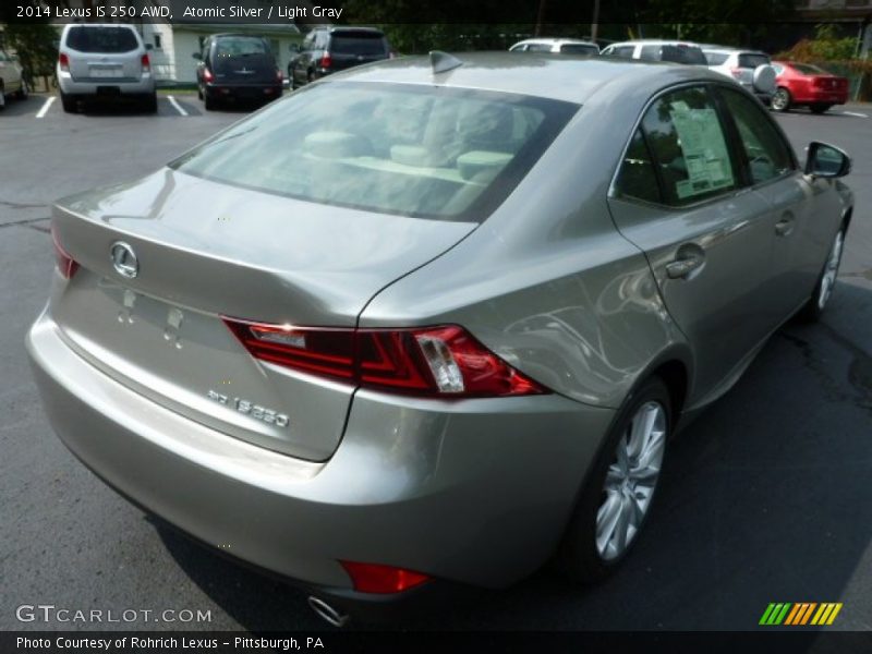 Atomic Silver / Light Gray 2014 Lexus IS 250 AWD