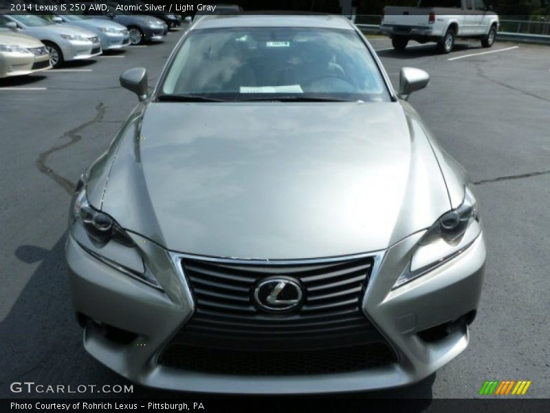 Atomic Silver / Light Gray 2014 Lexus IS 250 AWD