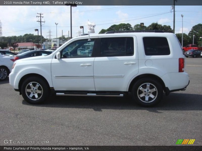 Taffeta White / Gray 2010 Honda Pilot Touring 4WD