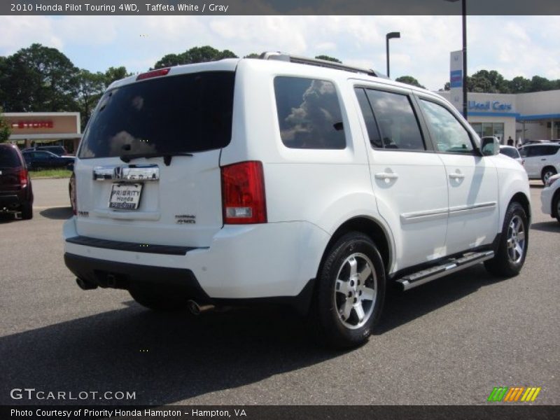 Taffeta White / Gray 2010 Honda Pilot Touring 4WD