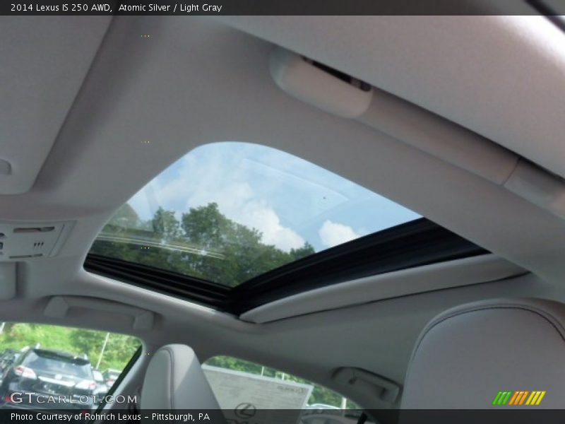 Atomic Silver / Light Gray 2014 Lexus IS 250 AWD