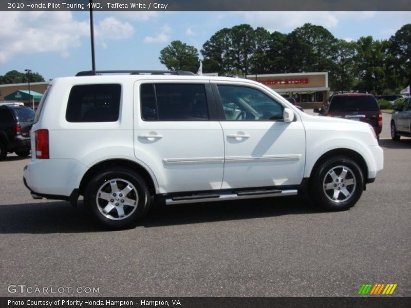 Taffeta White / Gray 2010 Honda Pilot Touring 4WD