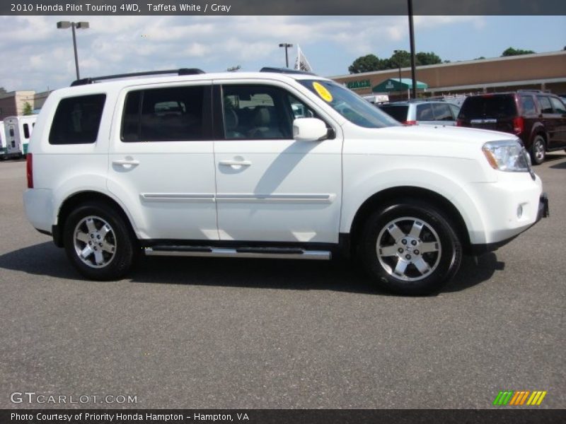 Taffeta White / Gray 2010 Honda Pilot Touring 4WD