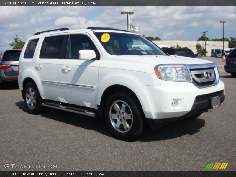 Taffeta White / Gray 2010 Honda Pilot Touring 4WD