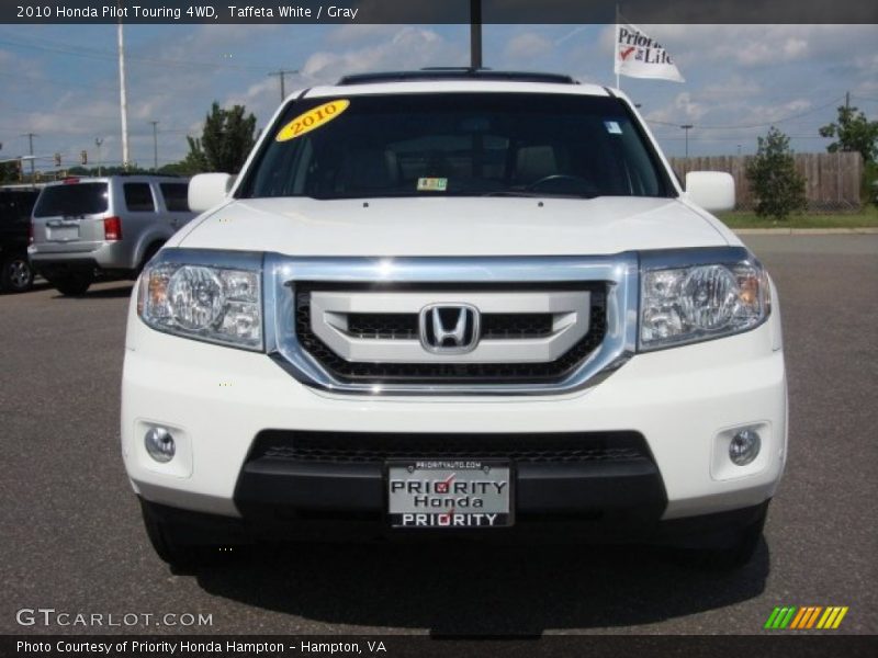 Taffeta White / Gray 2010 Honda Pilot Touring 4WD