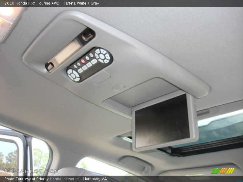 Taffeta White / Gray 2010 Honda Pilot Touring 4WD