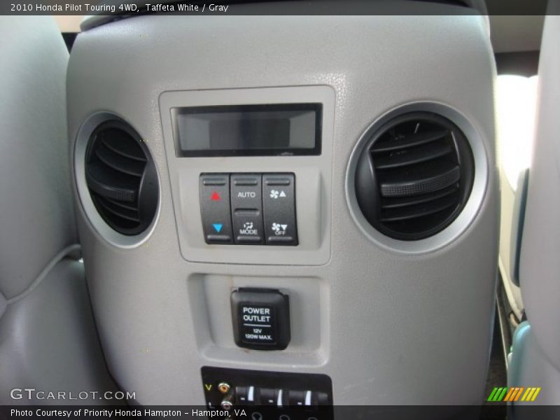 Taffeta White / Gray 2010 Honda Pilot Touring 4WD
