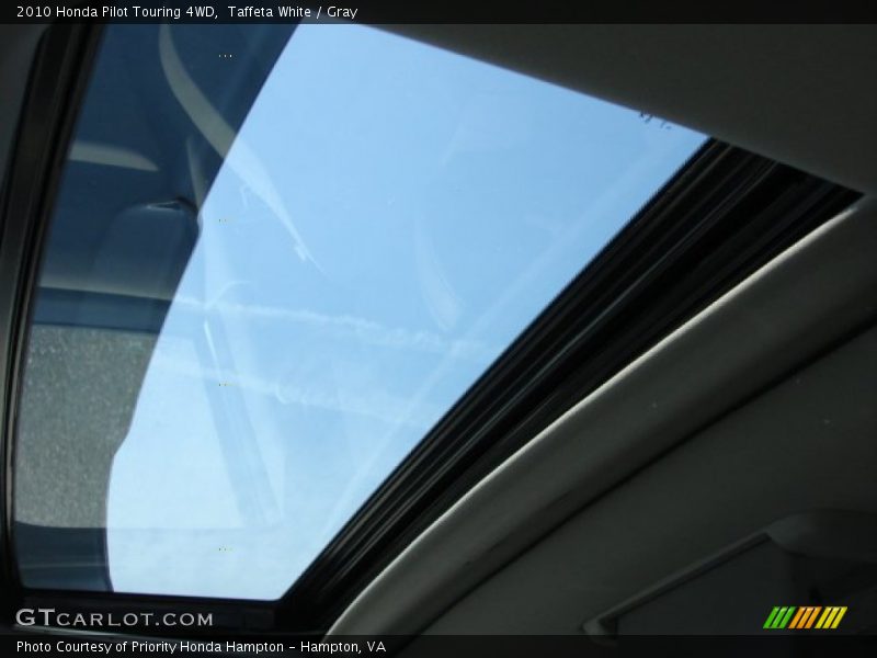 Taffeta White / Gray 2010 Honda Pilot Touring 4WD