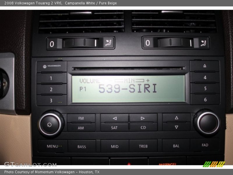 Campanella White / Pure Beige 2008 Volkswagen Touareg 2 VR6