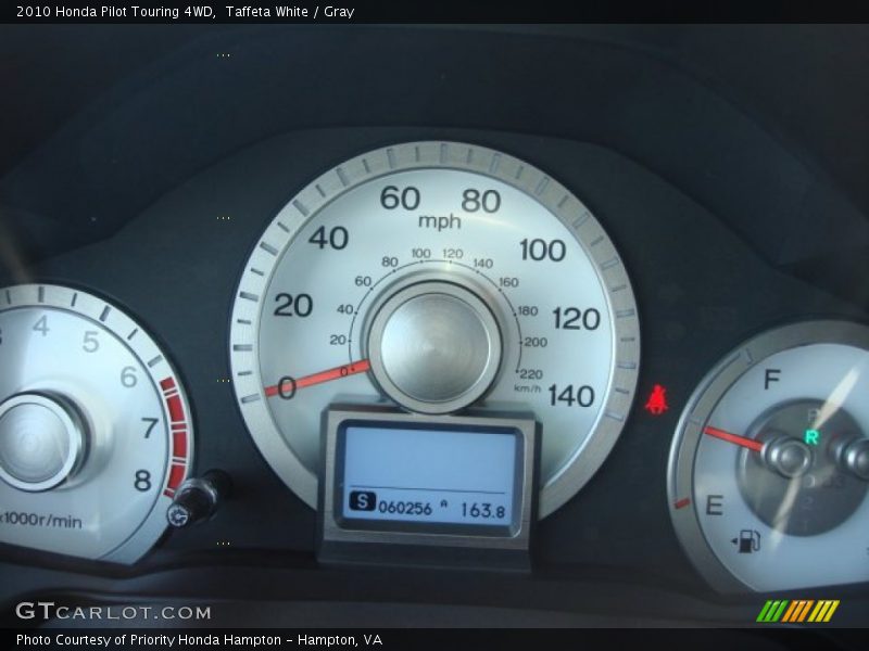 Taffeta White / Gray 2010 Honda Pilot Touring 4WD