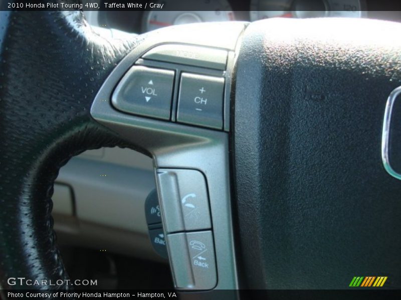 Taffeta White / Gray 2010 Honda Pilot Touring 4WD
