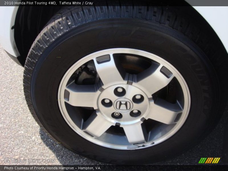 Taffeta White / Gray 2010 Honda Pilot Touring 4WD