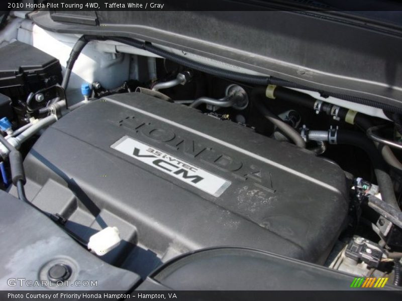 Taffeta White / Gray 2010 Honda Pilot Touring 4WD