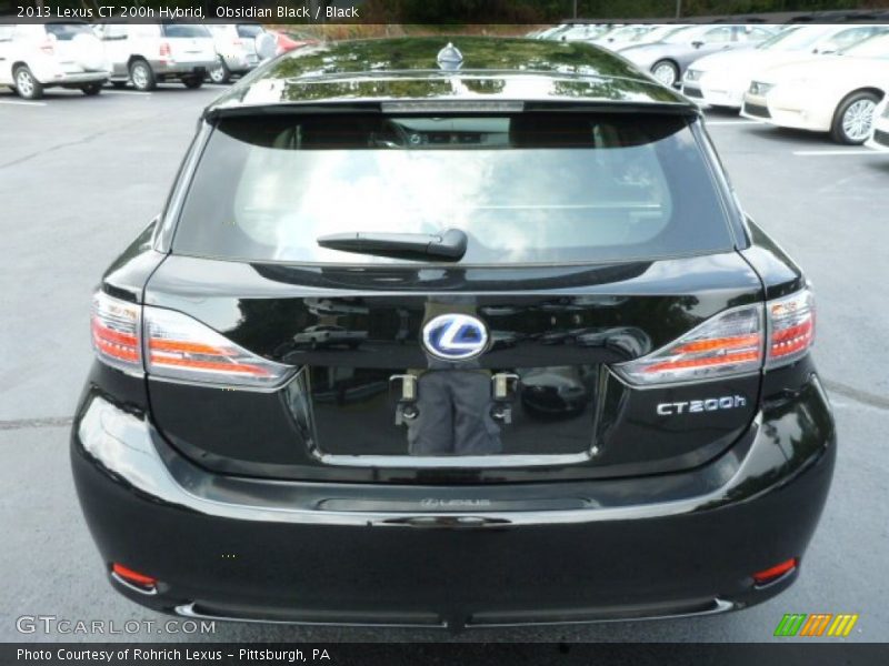 Obsidian Black / Black 2013 Lexus CT 200h Hybrid