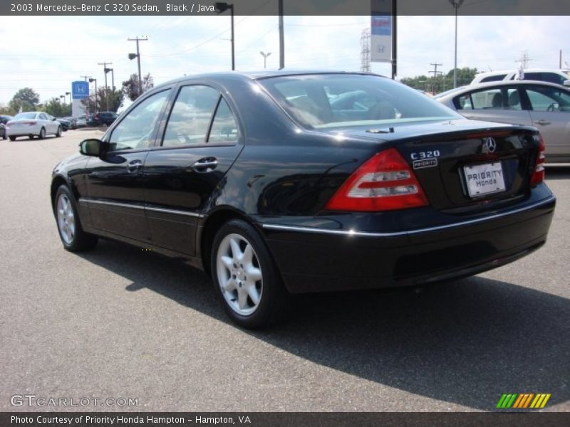 Black / Java 2003 Mercedes-Benz C 320 Sedan