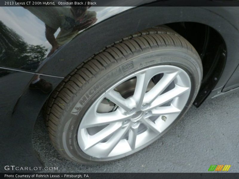 Obsidian Black / Black 2013 Lexus CT 200h Hybrid