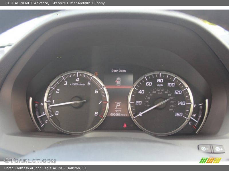 Graphite Luster Metallic / Ebony 2014 Acura MDX Advance