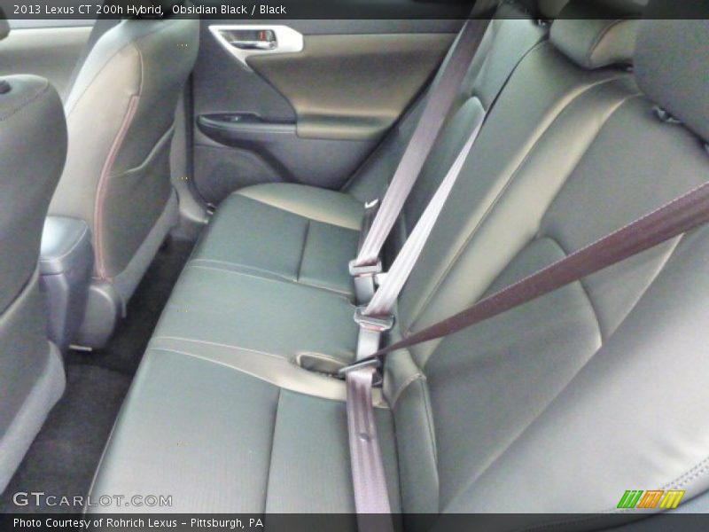 Obsidian Black / Black 2013 Lexus CT 200h Hybrid