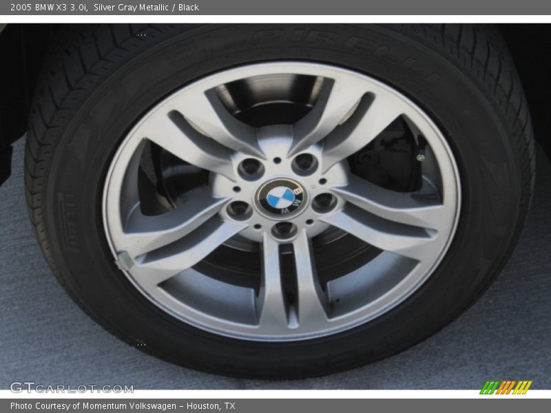 Silver Gray Metallic / Black 2005 BMW X3 3.0i