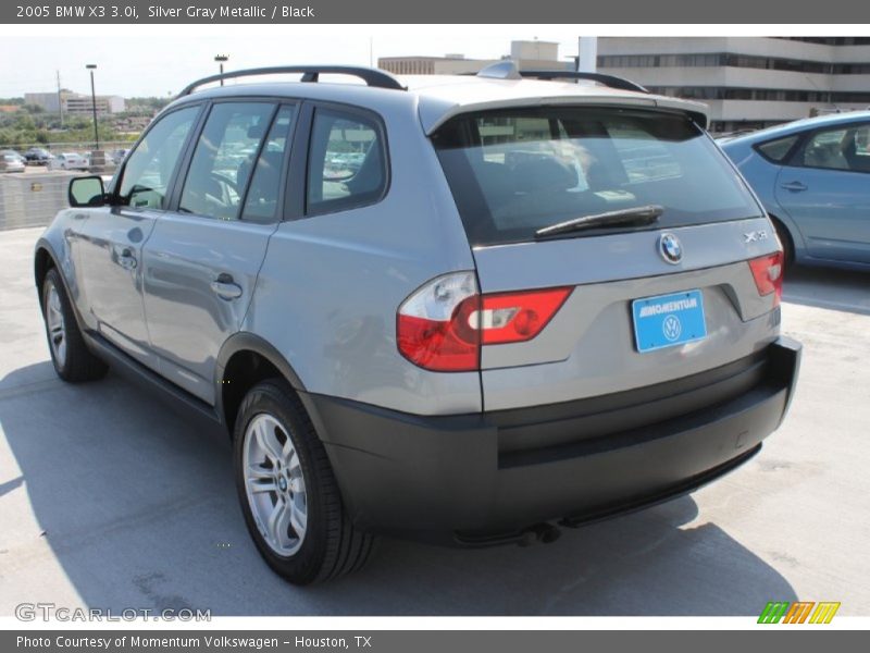 Silver Gray Metallic / Black 2005 BMW X3 3.0i