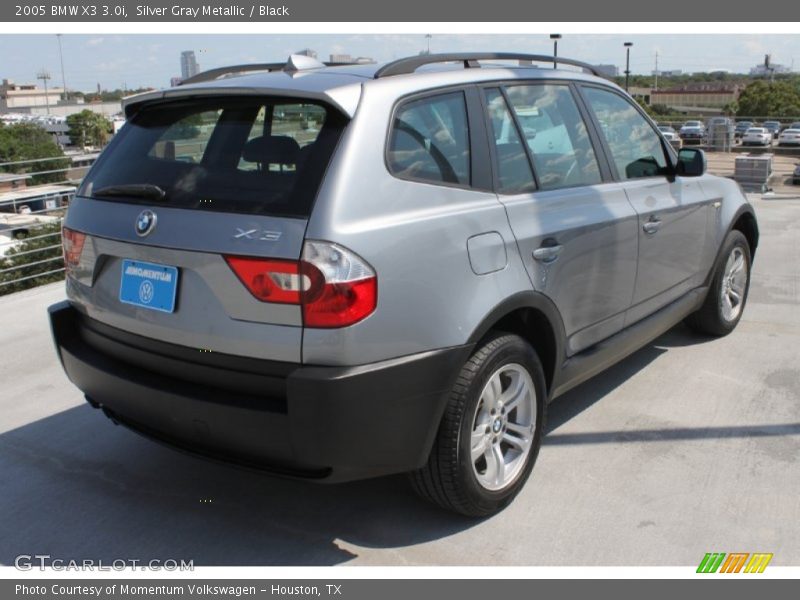Silver Gray Metallic / Black 2005 BMW X3 3.0i
