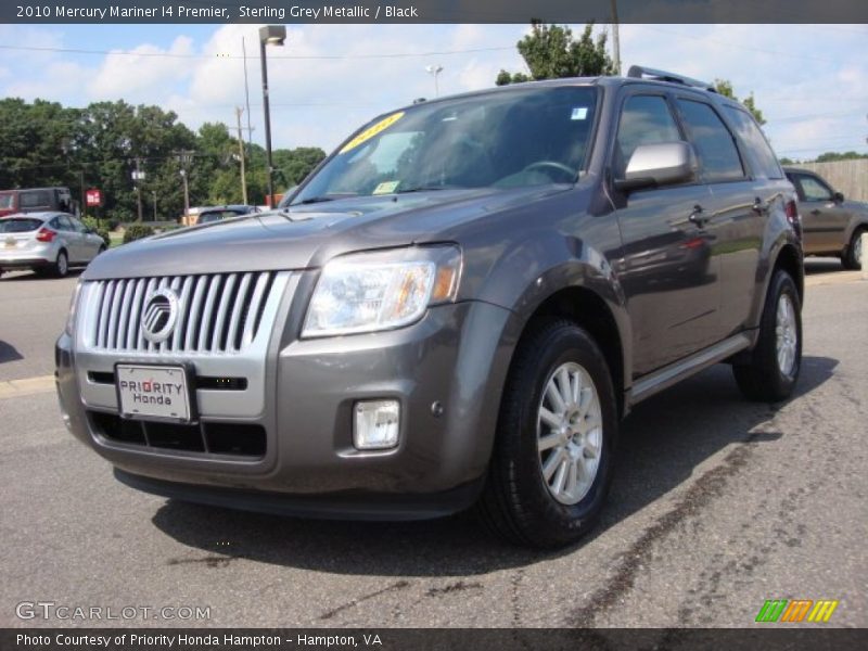 Sterling Grey Metallic / Black 2010 Mercury Mariner I4 Premier
