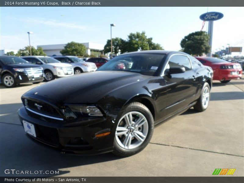 Black / Charcoal Black 2014 Ford Mustang V6 Coupe