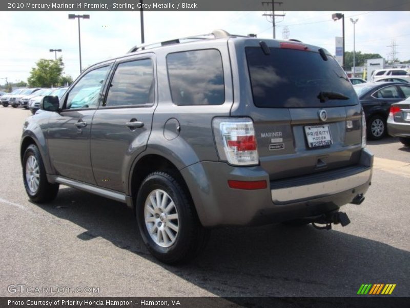 Sterling Grey Metallic / Black 2010 Mercury Mariner I4 Premier