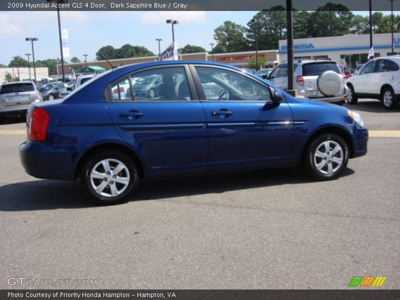  2009 Accent GLS 4 Door Dark Sapphire Blue