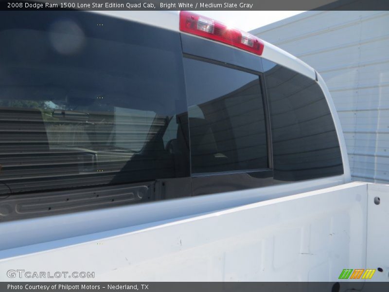 Bright White / Medium Slate Gray 2008 Dodge Ram 1500 Lone Star Edition Quad Cab