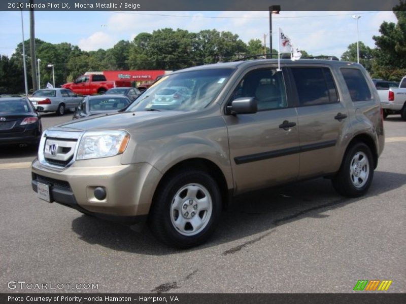 Mocha Metallic / Beige 2010 Honda Pilot LX