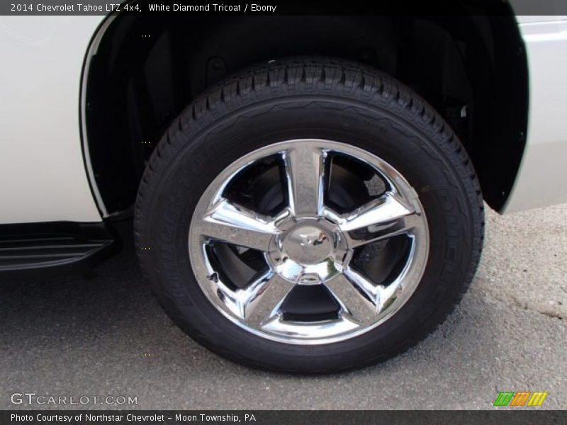 White Diamond Tricoat / Ebony 2014 Chevrolet Tahoe LTZ 4x4