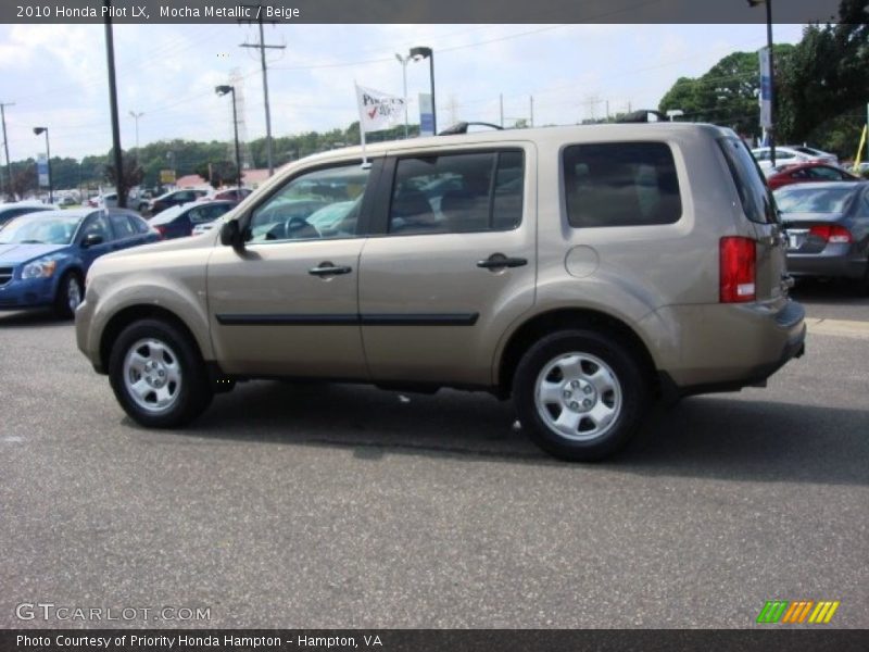 Mocha Metallic / Beige 2010 Honda Pilot LX
